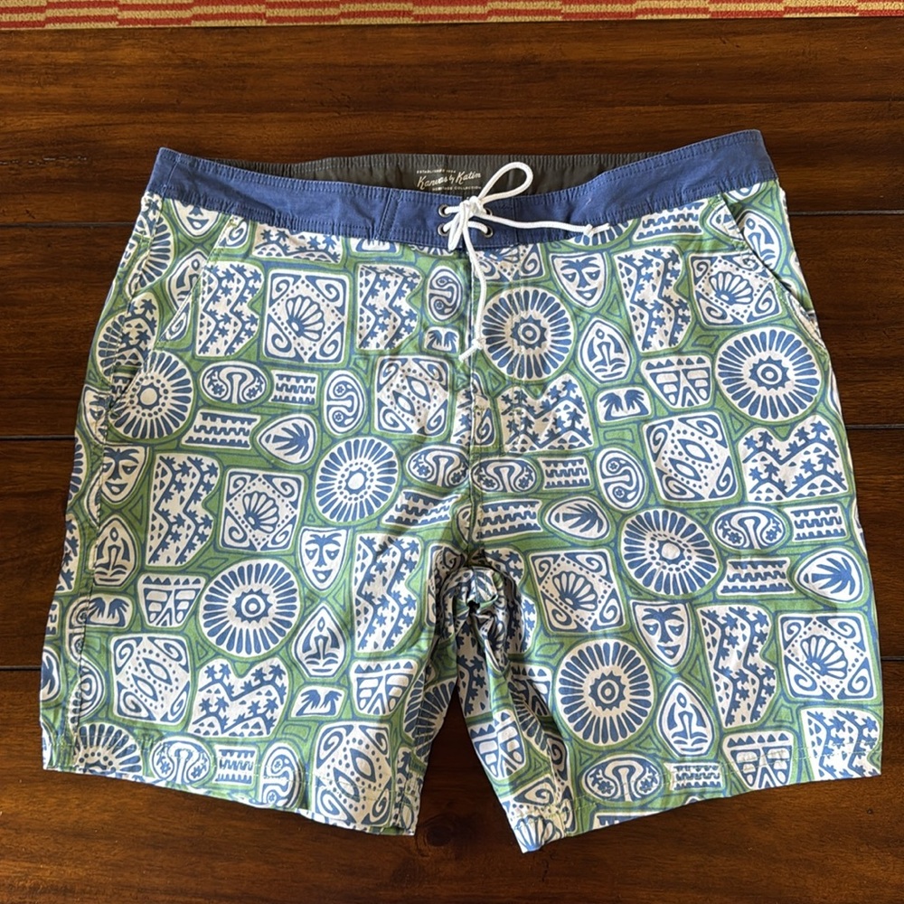 NEW💙🌴Kanvas by Katin heritage collection, Jade castaway, hybrid, swim trunk - Picture 6 of 8